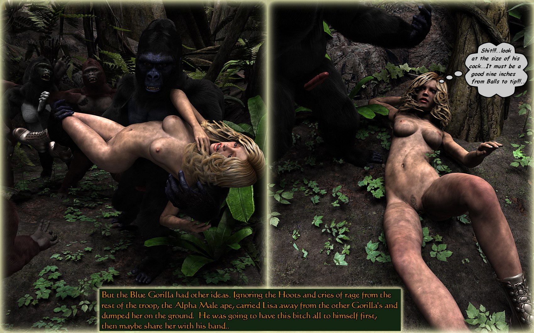 Lisa Cartwright’s: Gorilla’s In The Mist [DarkSoul3D], Lisa Cartwright's: Gorilla's In The Mist, page 18 of 45