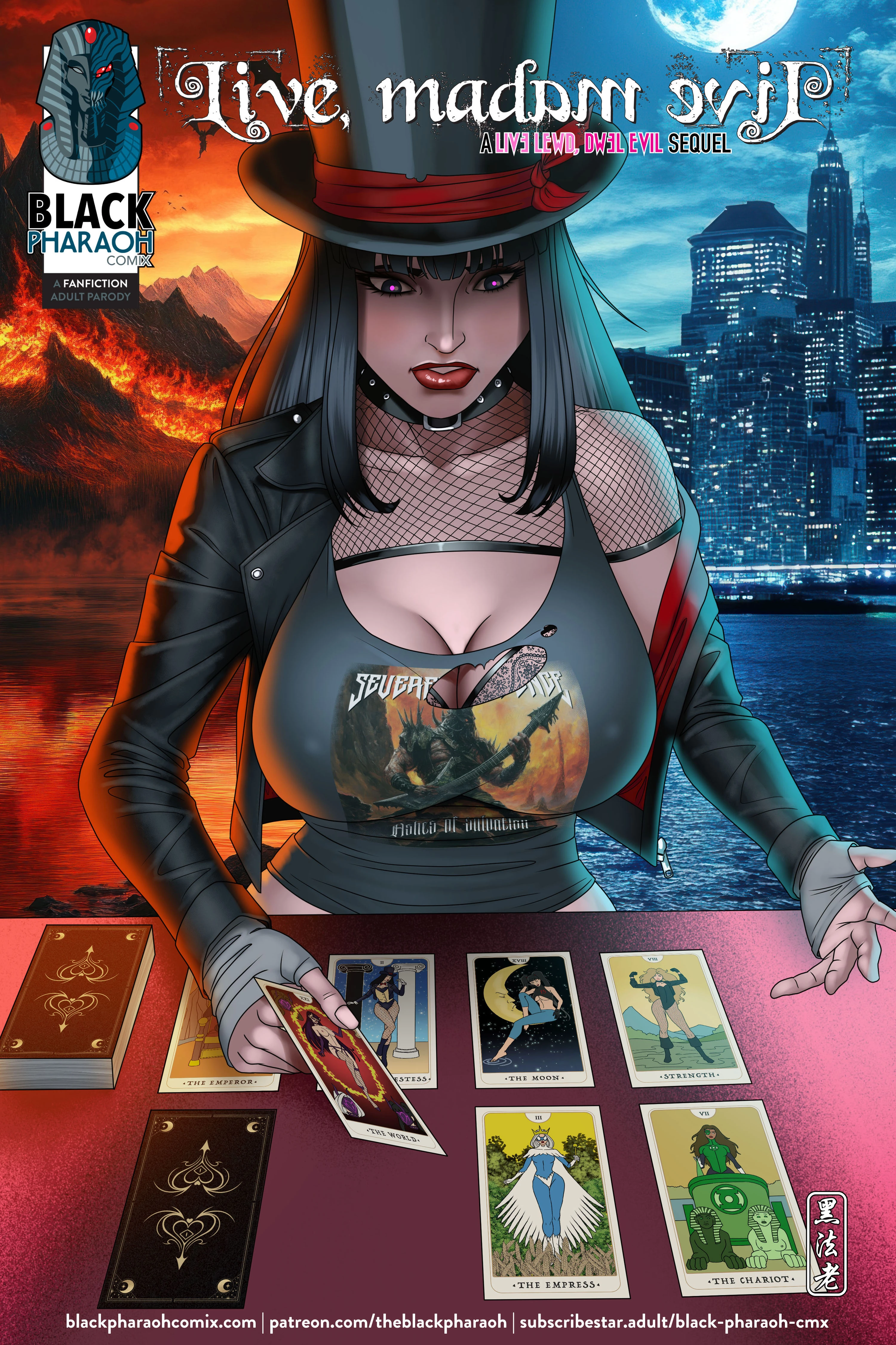 Live Madam, Evil – Justice League [Black Pharaoh], Live Madam, Evil - Justice League, page 1 of 40
