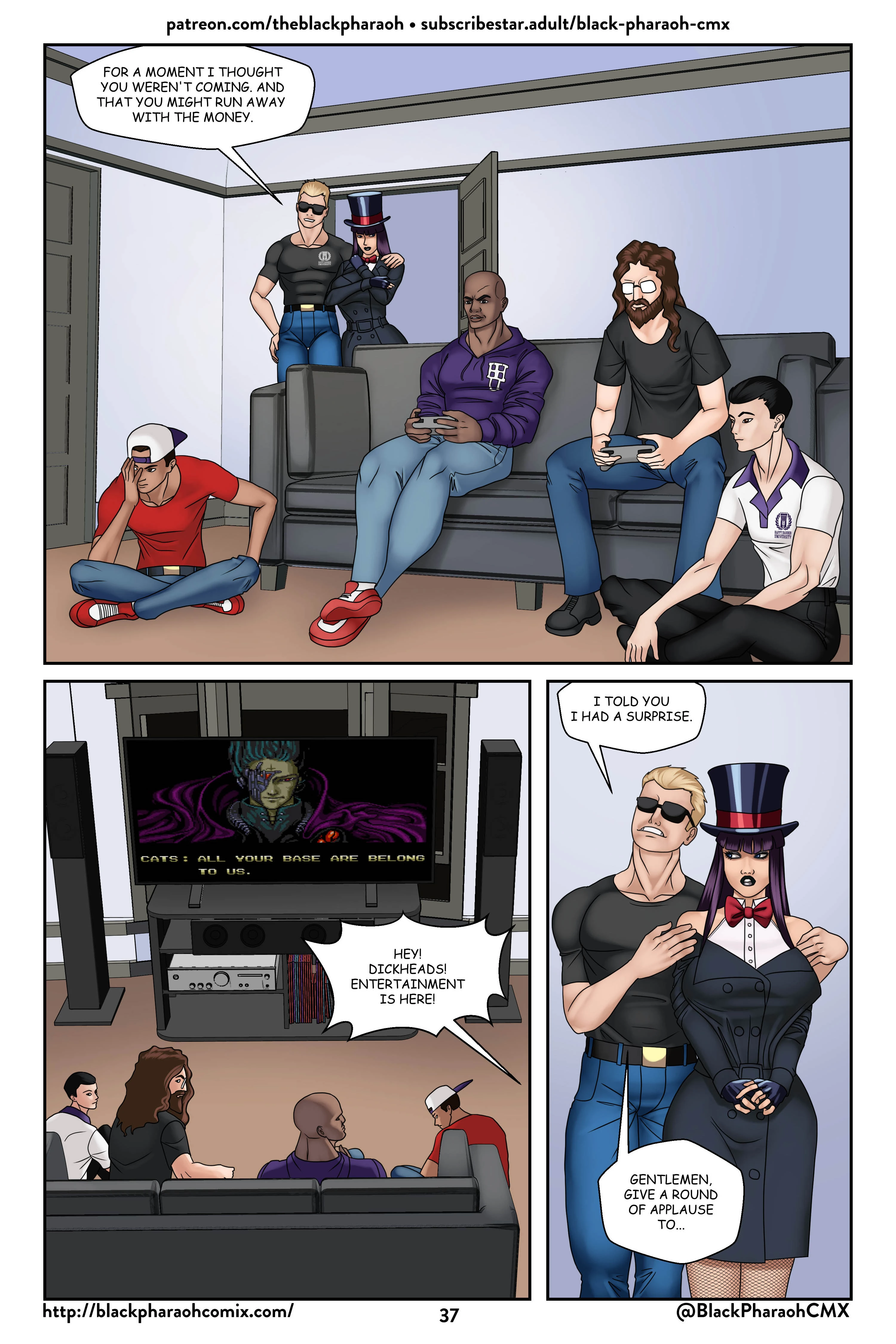 Live Madam, Evil – Justice League [Black Pharaoh], Live Madam, Evil - Justice League, page 38 of 40