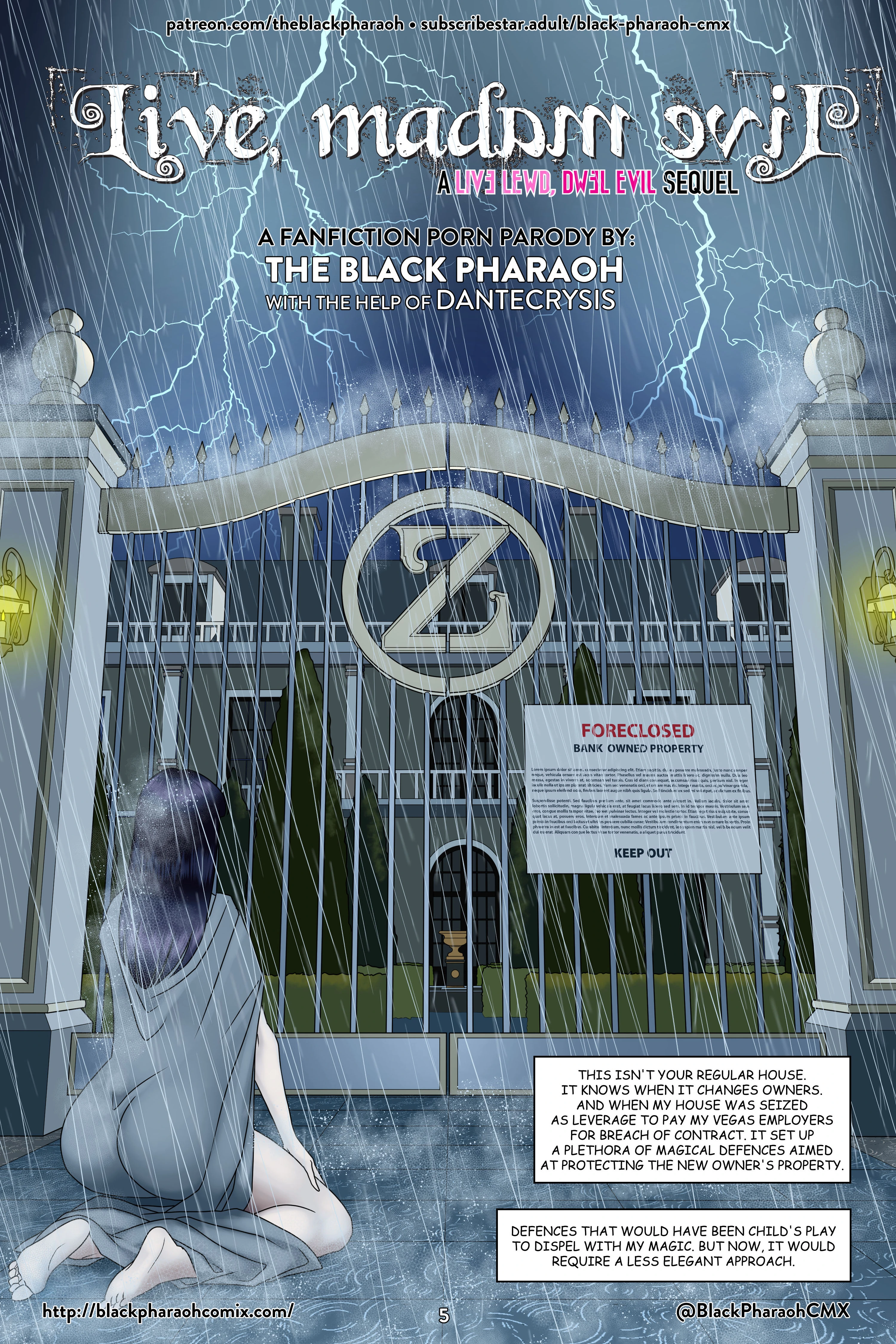 Live Madam, Evil – Justice League [Black Pharaoh], Live Madam, Evil - Justice League, page 6 of 40