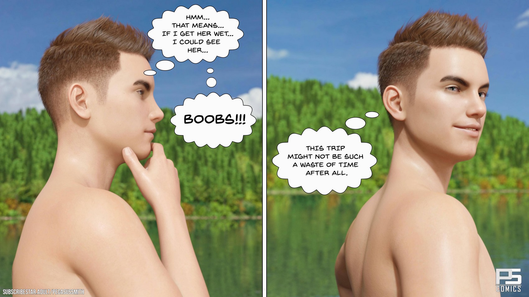 Lost in the Woods [Pegasus Smit], Lost in the Woods [3D], page 36 of 119