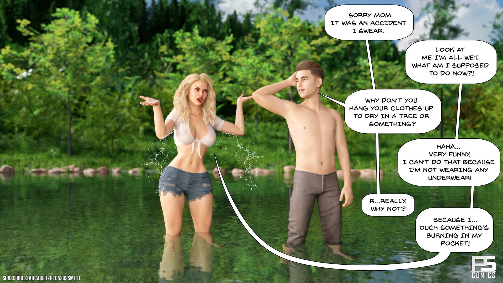 Lost in the Woods [Pegasus Smit], Lost in the Woods [3D], page 39 of 119