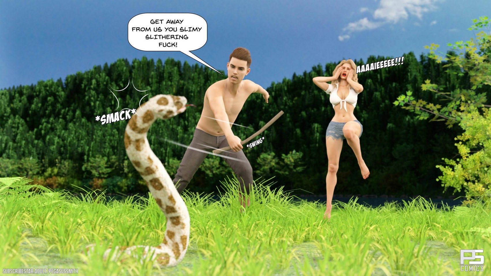 Lost in the Woods [Pegasus Smit], Lost in the Woods [3D], page 46 of 119