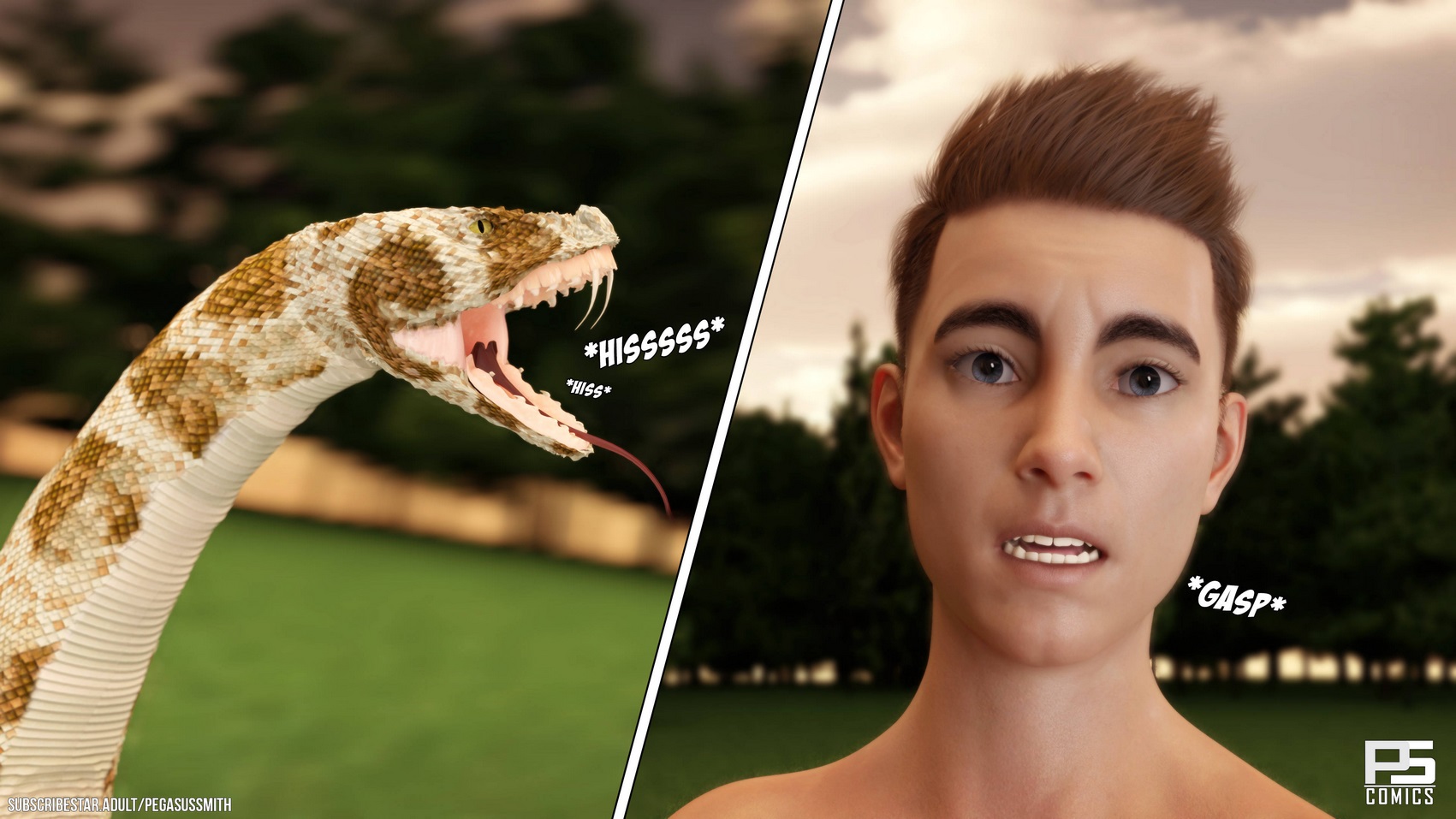 Lost in the Woods [Pegasus Smit], Lost in the Woods [3D], page 56 of 119