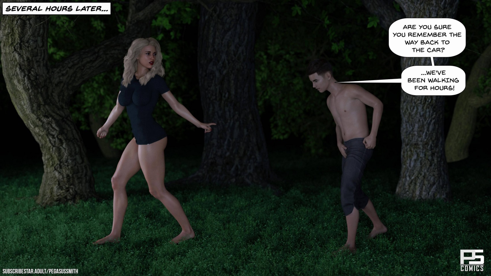 Lost in the Woods [Pegasus Smit], Lost in the Woods [3D], page 71 of 119