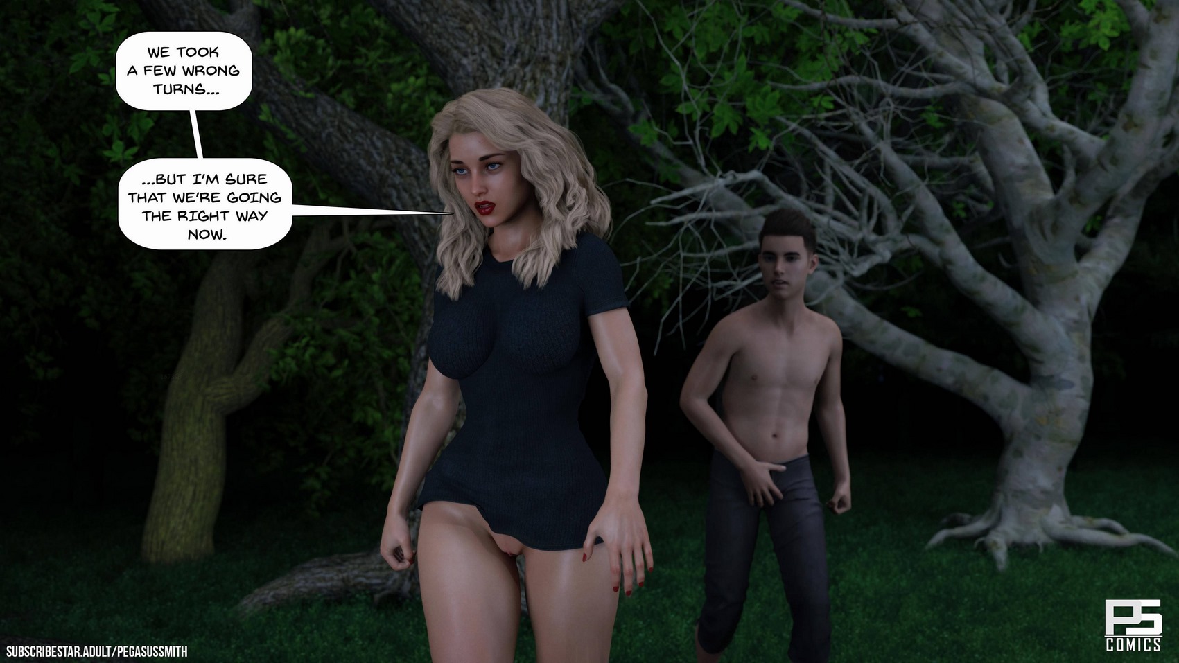 Lost in the Woods [Pegasus Smit], Lost in the Woods [3D], page 72 of 119