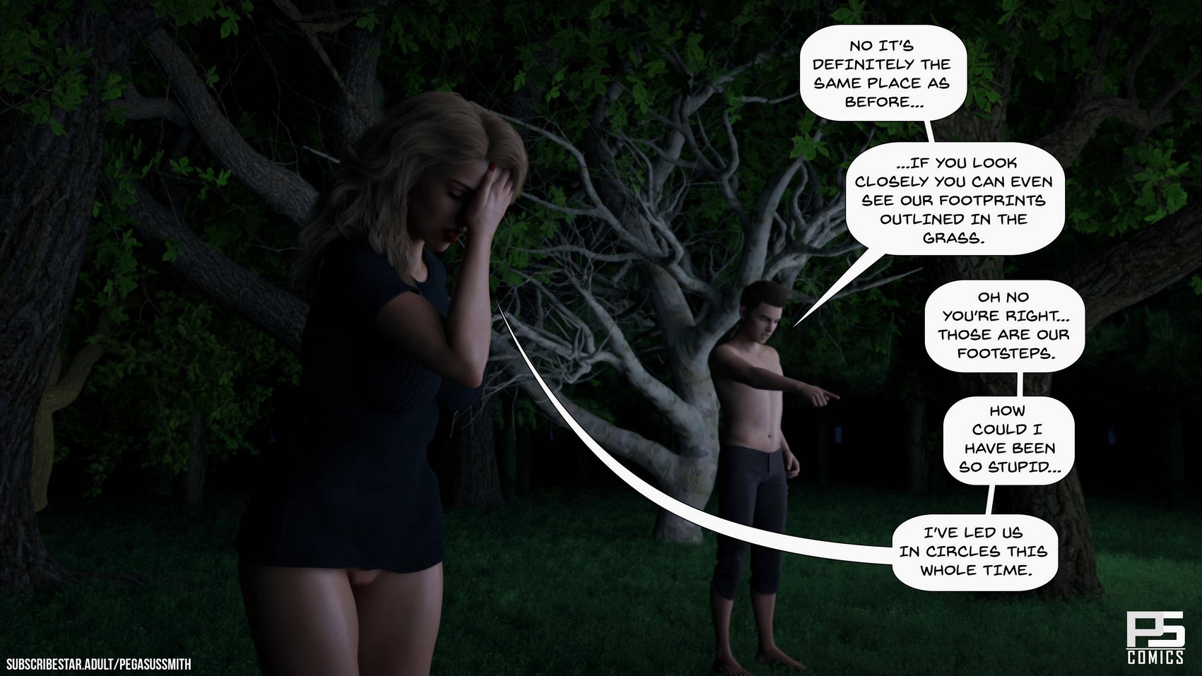 Lost in the Woods [Pegasus Smit], Lost in the Woods [3D], page 77 of 119
