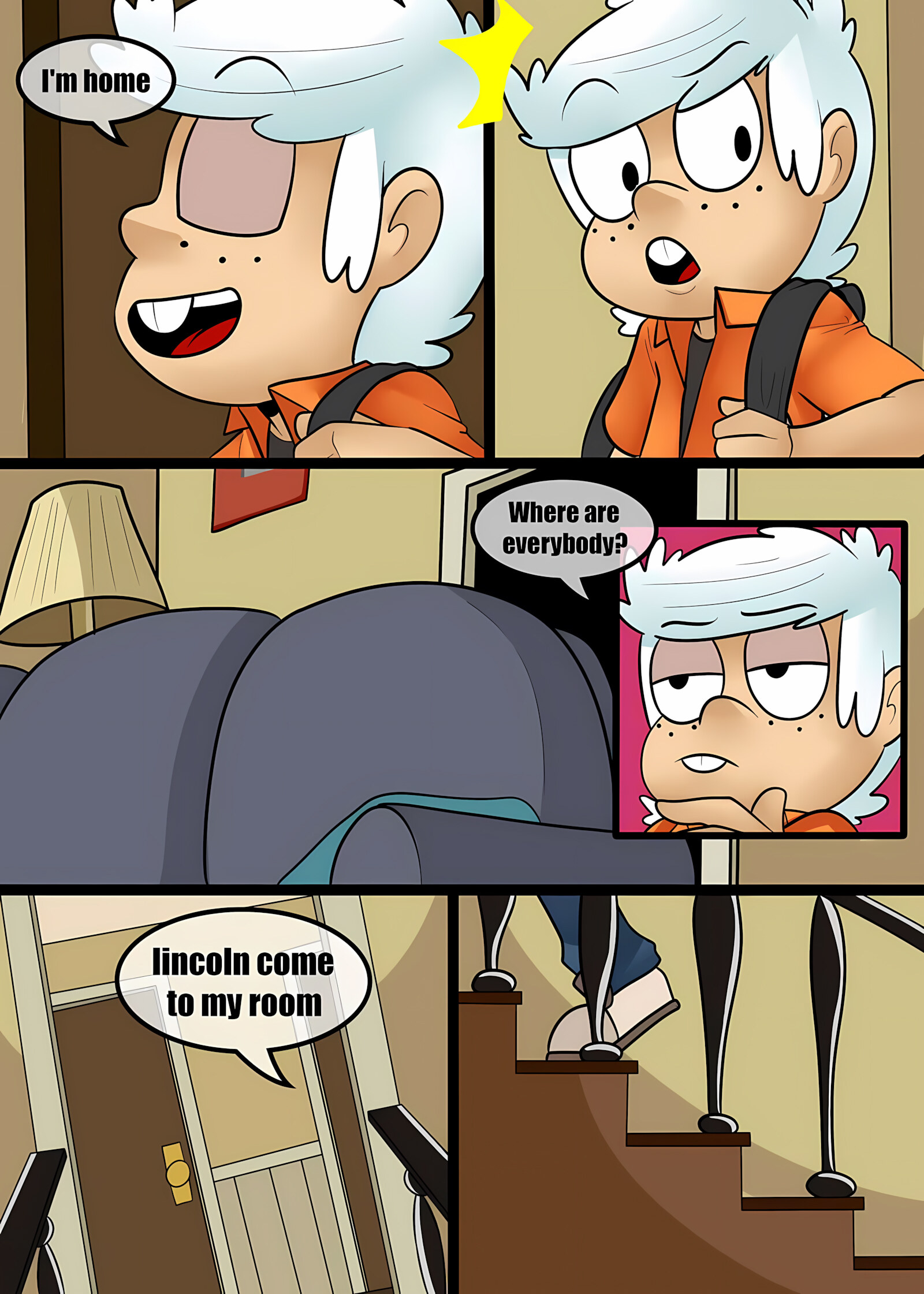 Minicomic:The Loud House [zaicomaster14], Minicomic:The Loud House, page 1 of 4