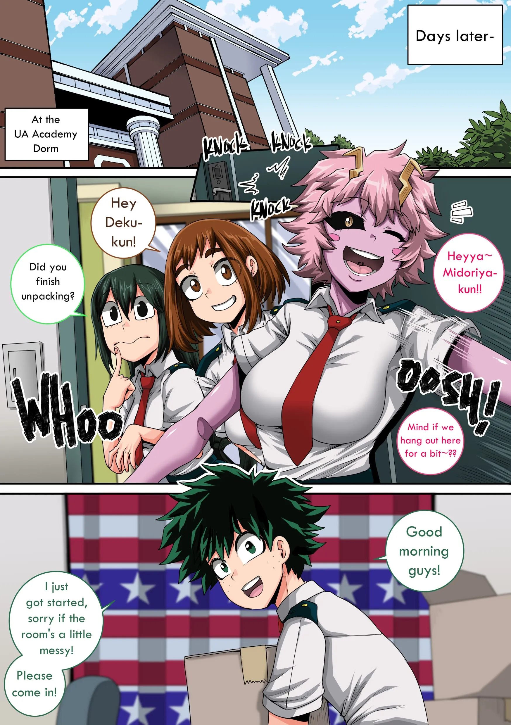My Harem Academia (Boku No Hero Academia), 8.3 . My Harem Academia - Breaking into a Broken Heart - Chapter 8, page 108 of 123