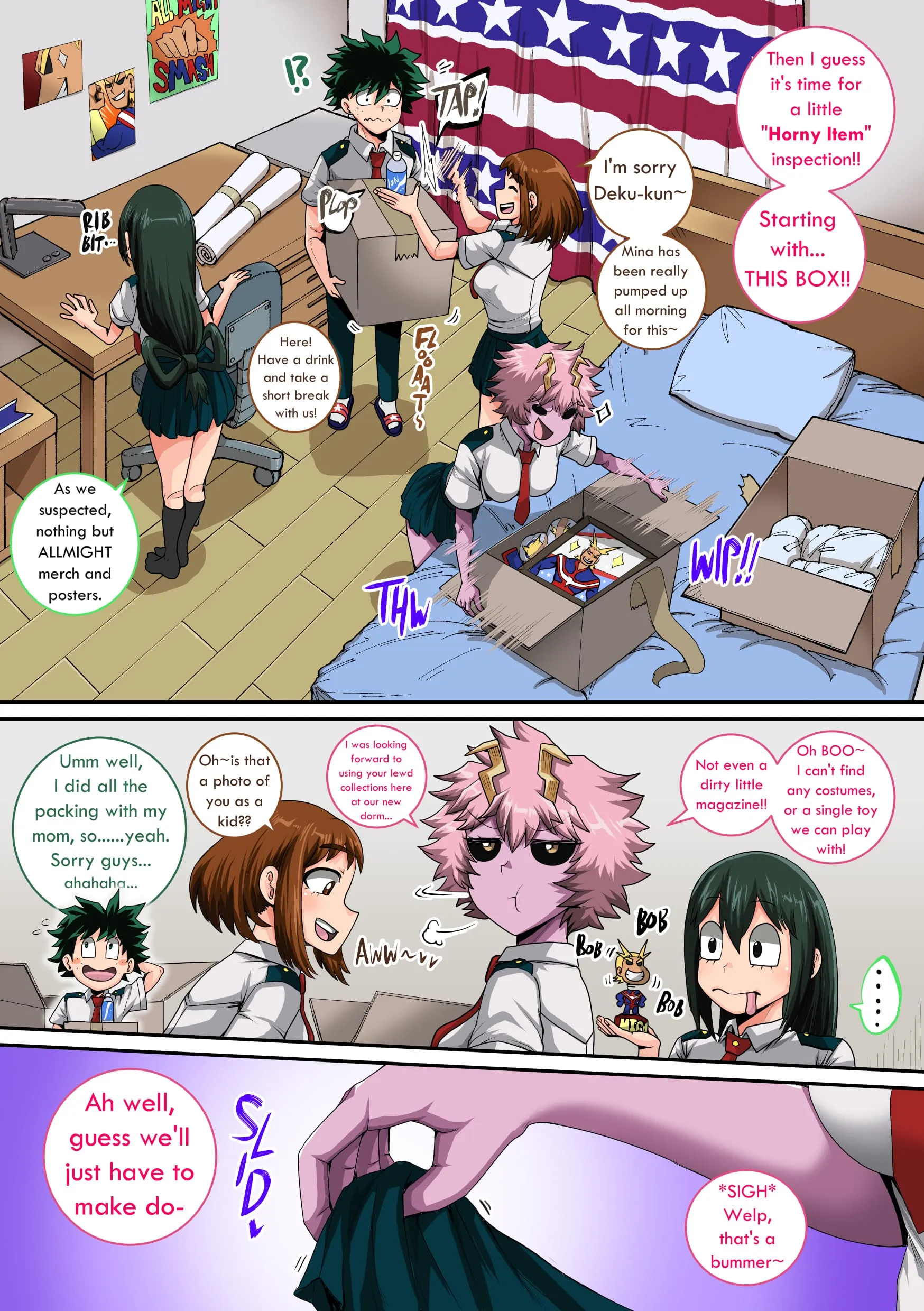 My Harem Academia (Boku No Hero Academia), 8.3 . My Harem Academia - Breaking into a Broken Heart - Chapter 8, page 109 of 123