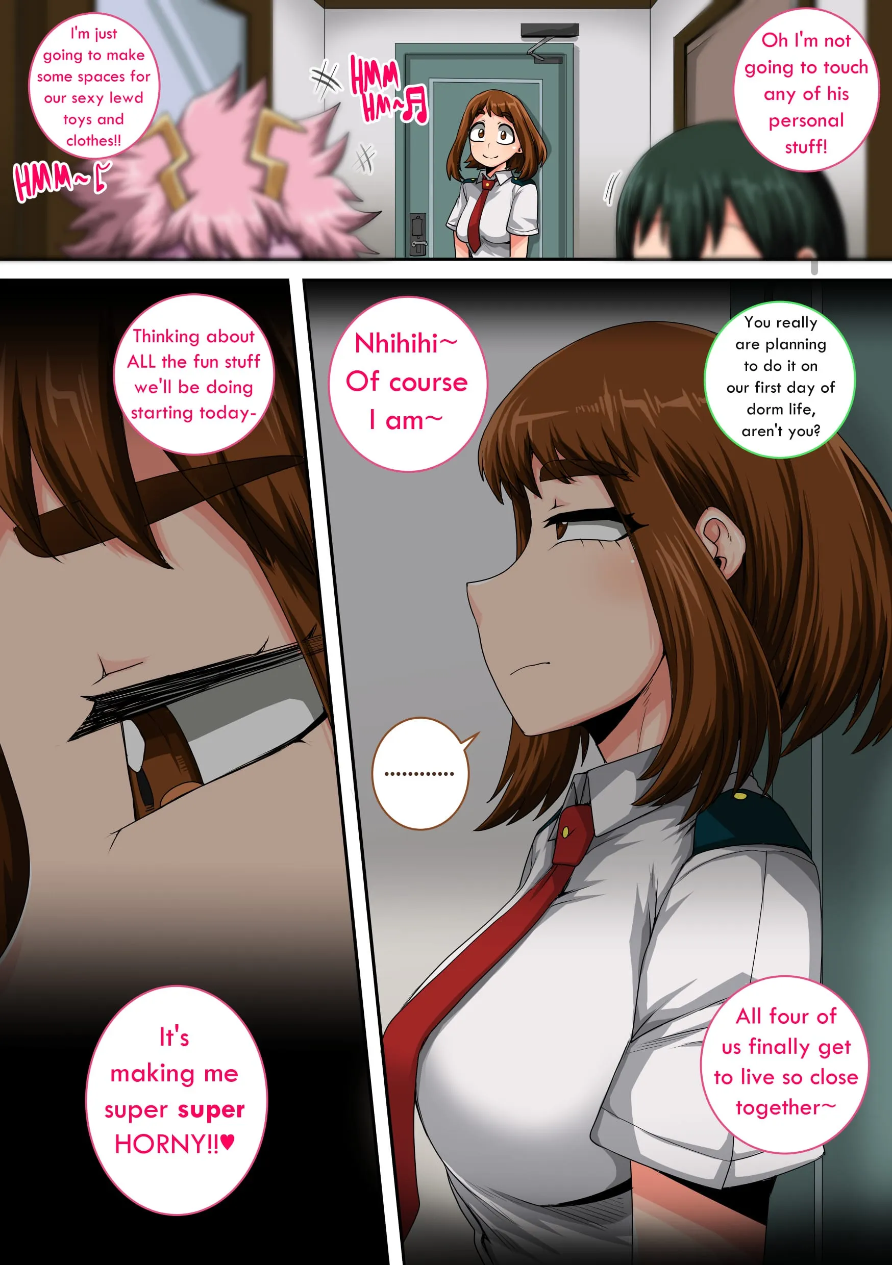 My Harem Academia (Boku No Hero Academia), 8.3 . My Harem Academia - Breaking into a Broken Heart - Chapter 8, page 113 of 123