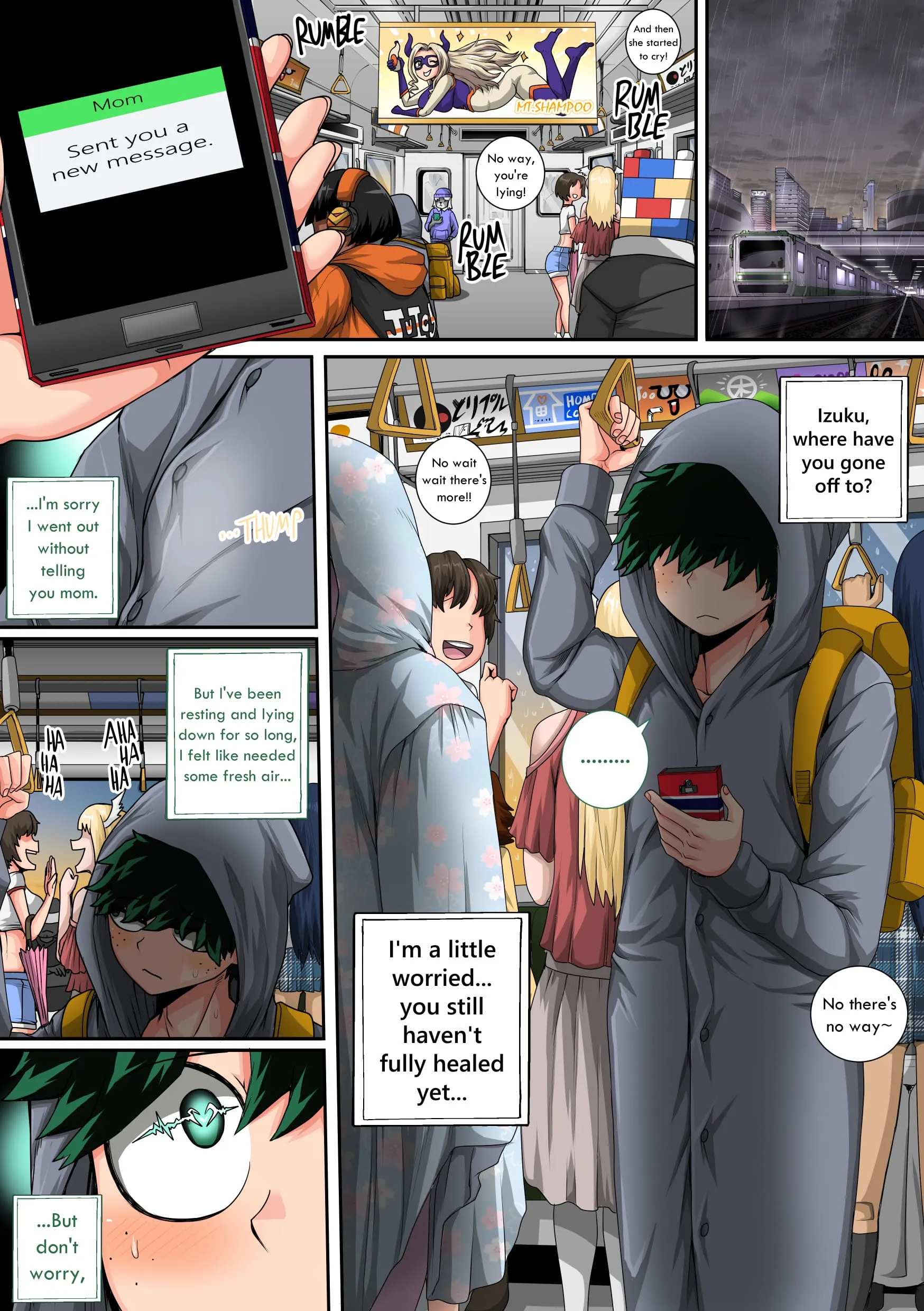 My Harem Academia (Boku No Hero Academia), 8.3 . My Harem Academia - Breaking into a Broken Heart - Chapter 8, page 14 of 123