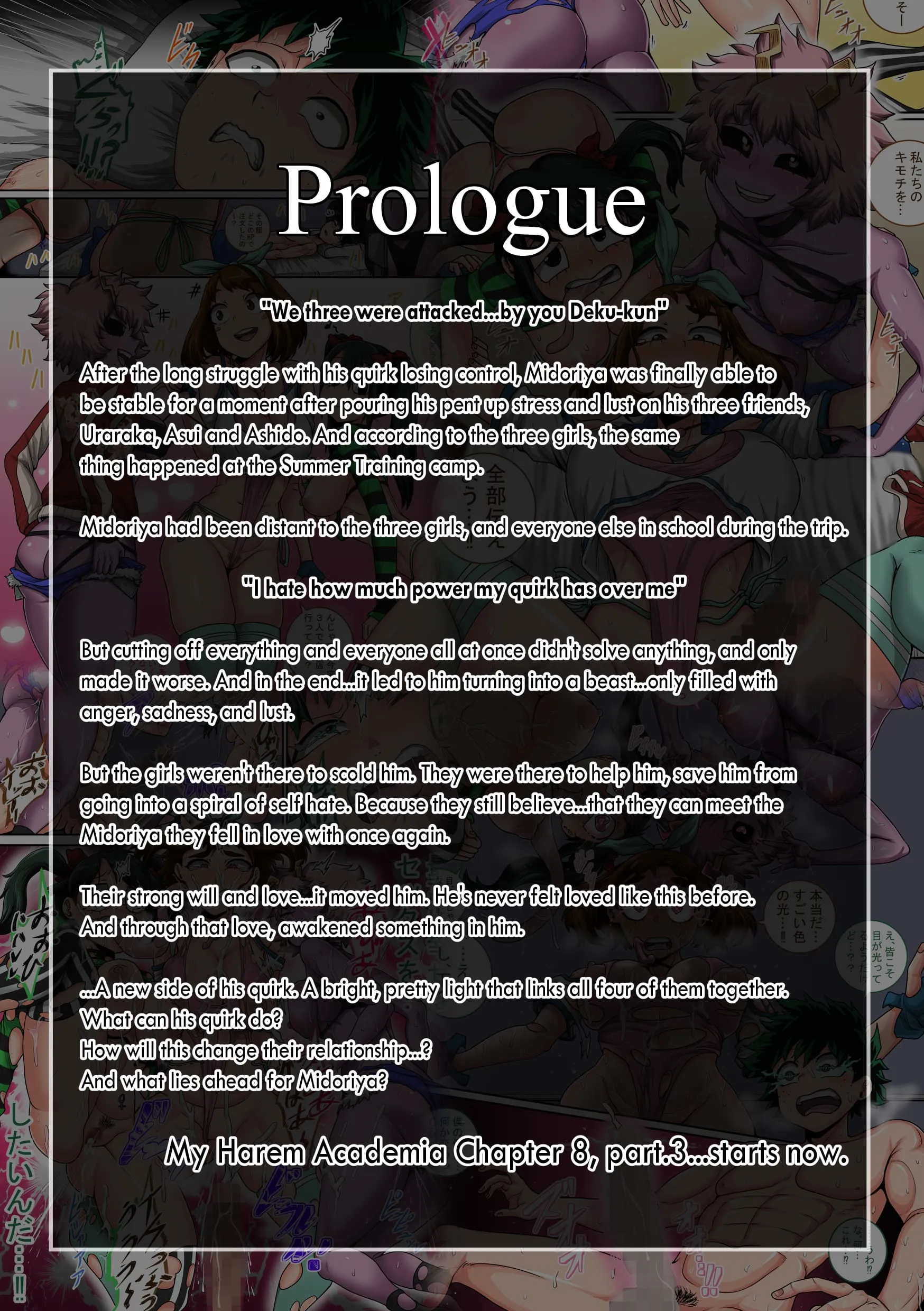My Harem Academia (Boku No Hero Academia), 8.3 . My Harem Academia - Breaking into a Broken Heart - Chapter 8, page 3 of 123