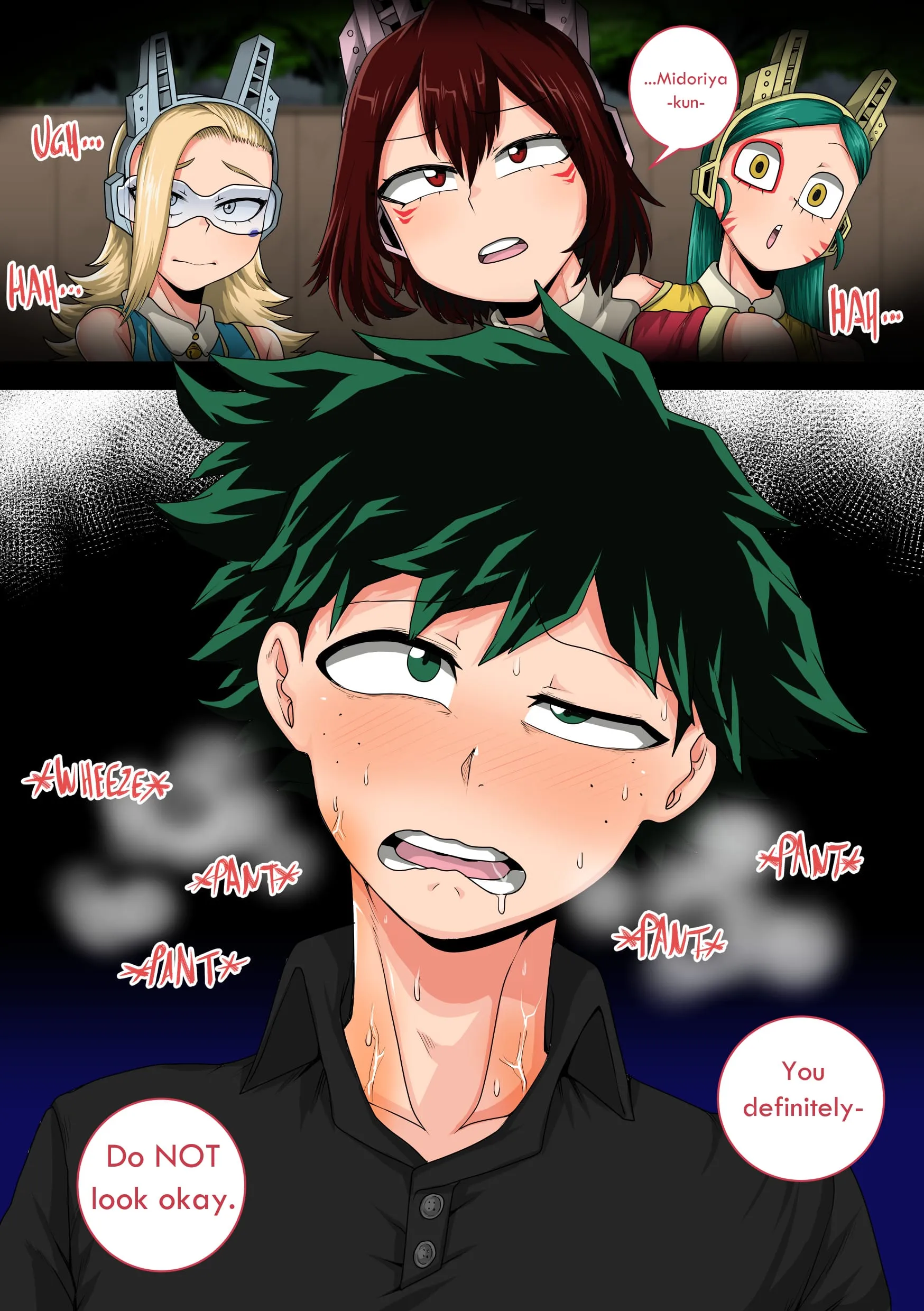 My Harem Academia (Boku No Hero Academia), 8.3 . My Harem Academia - Breaking into a Broken Heart - Chapter 8, page 4 of 123