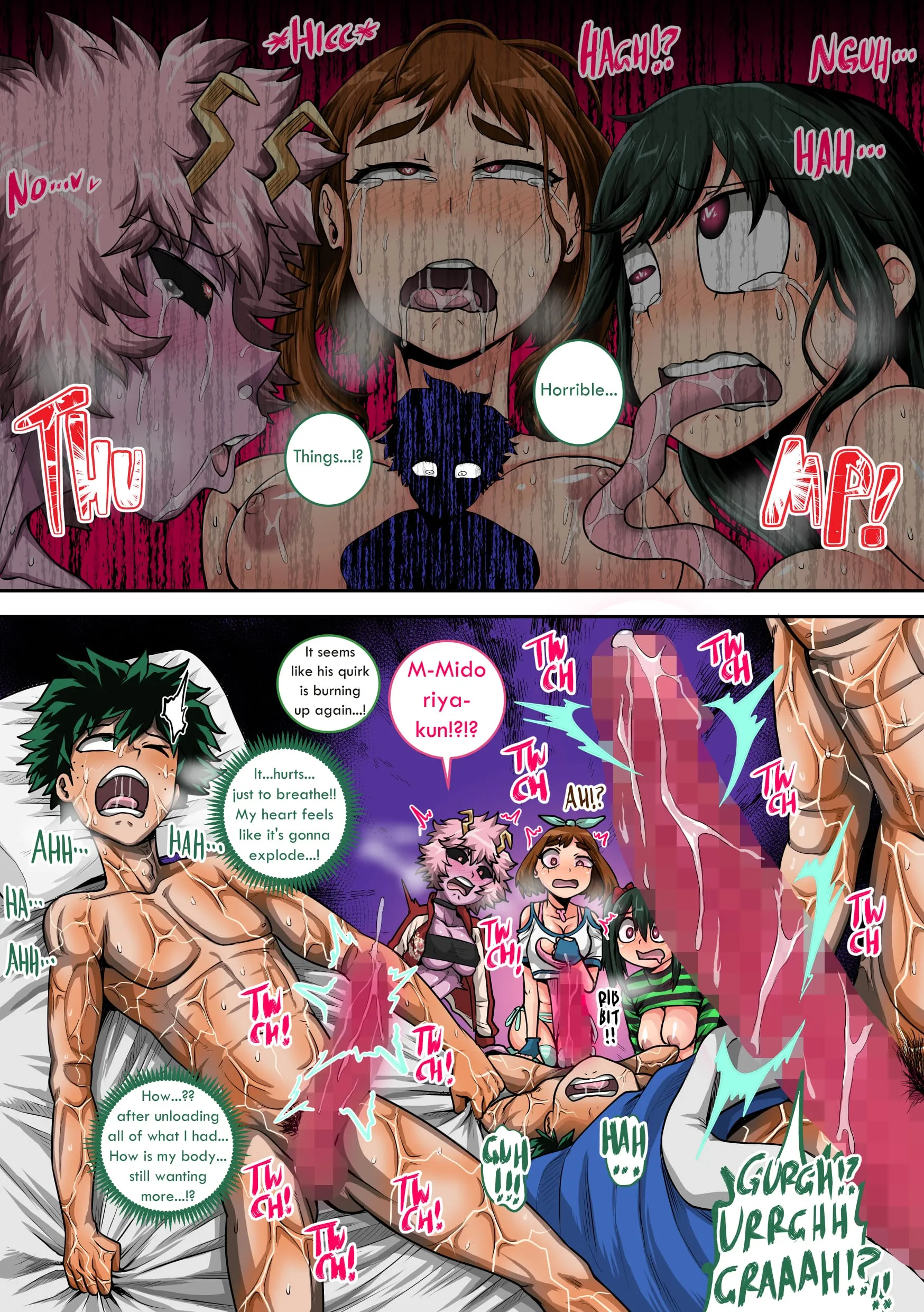 My Harem Academia (Boku No Hero Academia), 8.2 . My Harem Academia - Breaking into a Broken Heart - Chapter 8, page 14 of 57