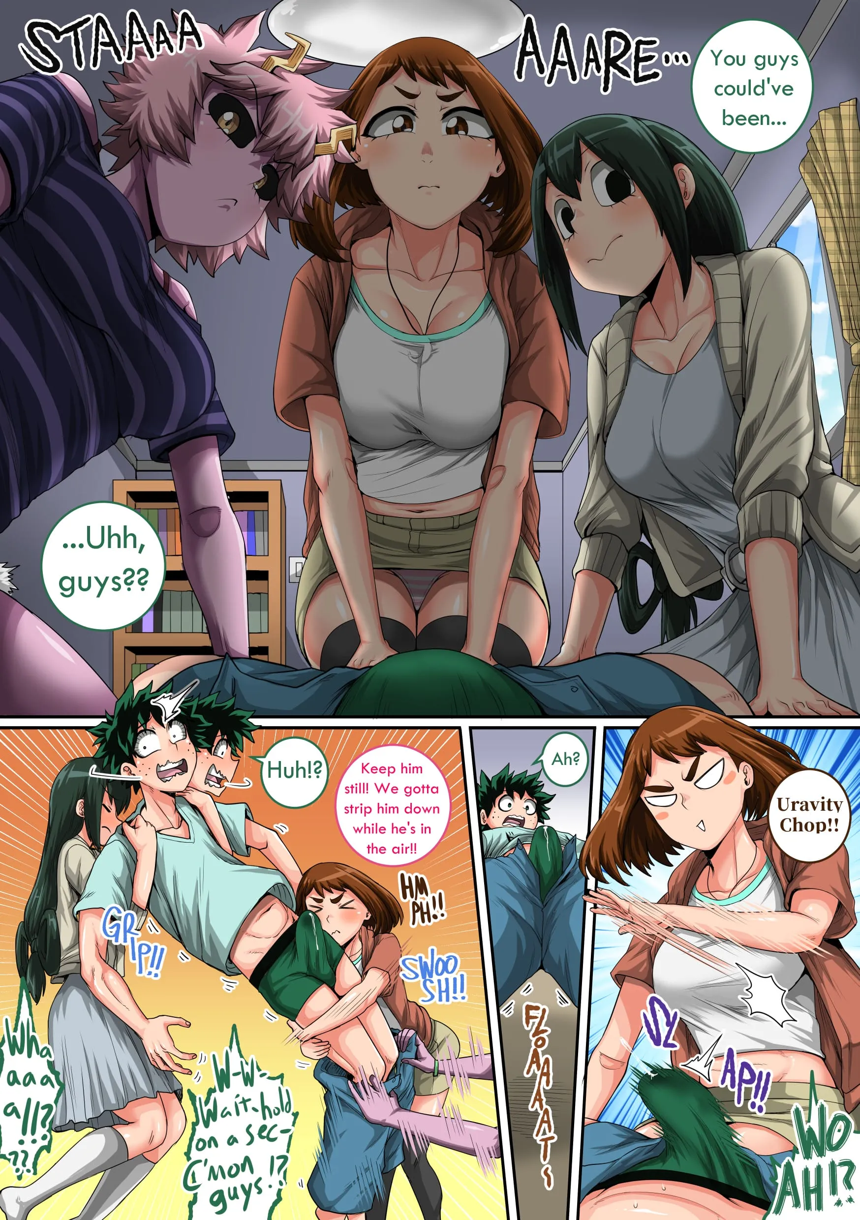 My Harem Academia (Boku No Hero Academia), 8.1 . My Harem Academia - Breaking into a Broken Heart - Chapter 8, page 18 of 52