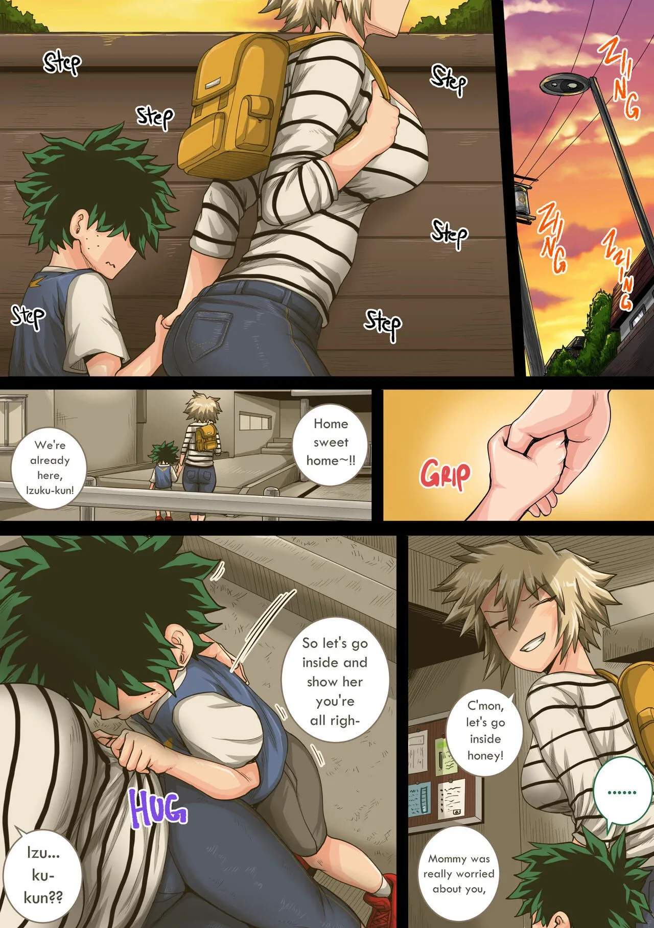 My Harem Academia (Boku No Hero Academia), 7.5.2 . My Harem Academia - Bakugou Mama to no Natsuyasumi 3-2 - Chapter 7, page 44 of 83