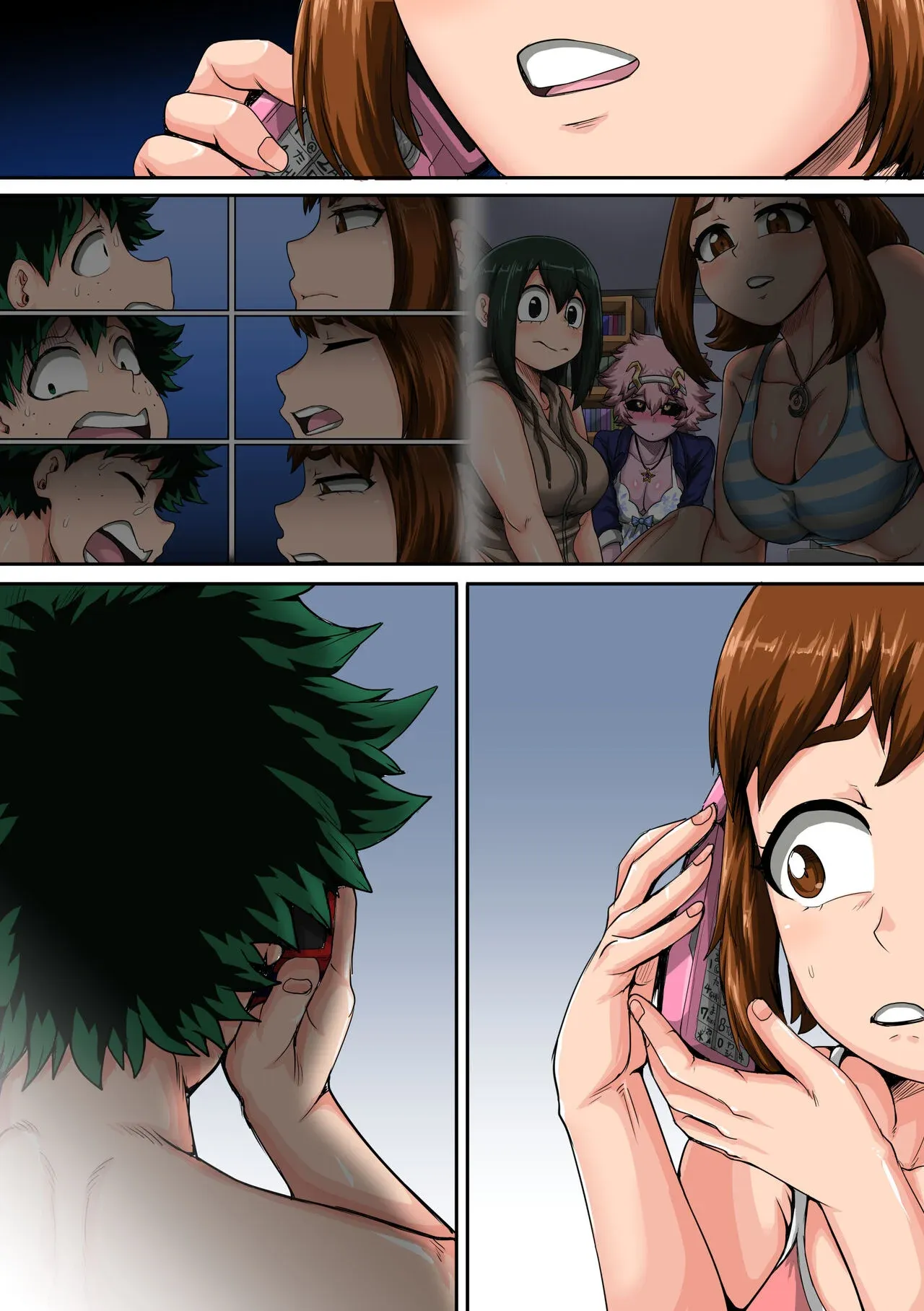 My Harem Academia (Boku No Hero Academia), 7.5.1 . My Harem Academia - Bakugou Mama to no Natsuyasumi 3-1 - Chapter 7, page 113 of 124