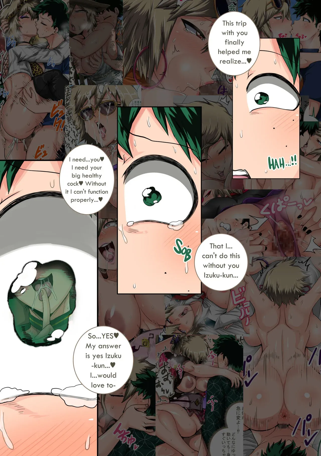 My Harem Academia (Boku No Hero Academia), 7.5.1 . My Harem Academia - Bakugou Mama to no Natsuyasumi 3-1 - Chapter 7, page 35 of 124