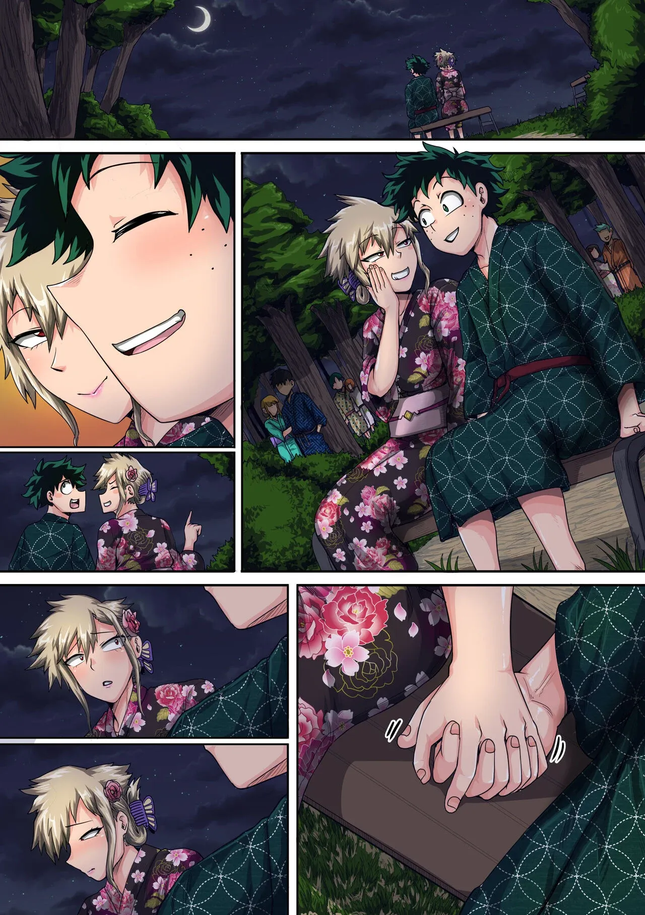 My Harem Academia (Boku No Hero Academia), 7.4 . My Harem Academia - Bakugou Mama to no Natsuyasumi Second Part - Chapter 7, page 142 of 180