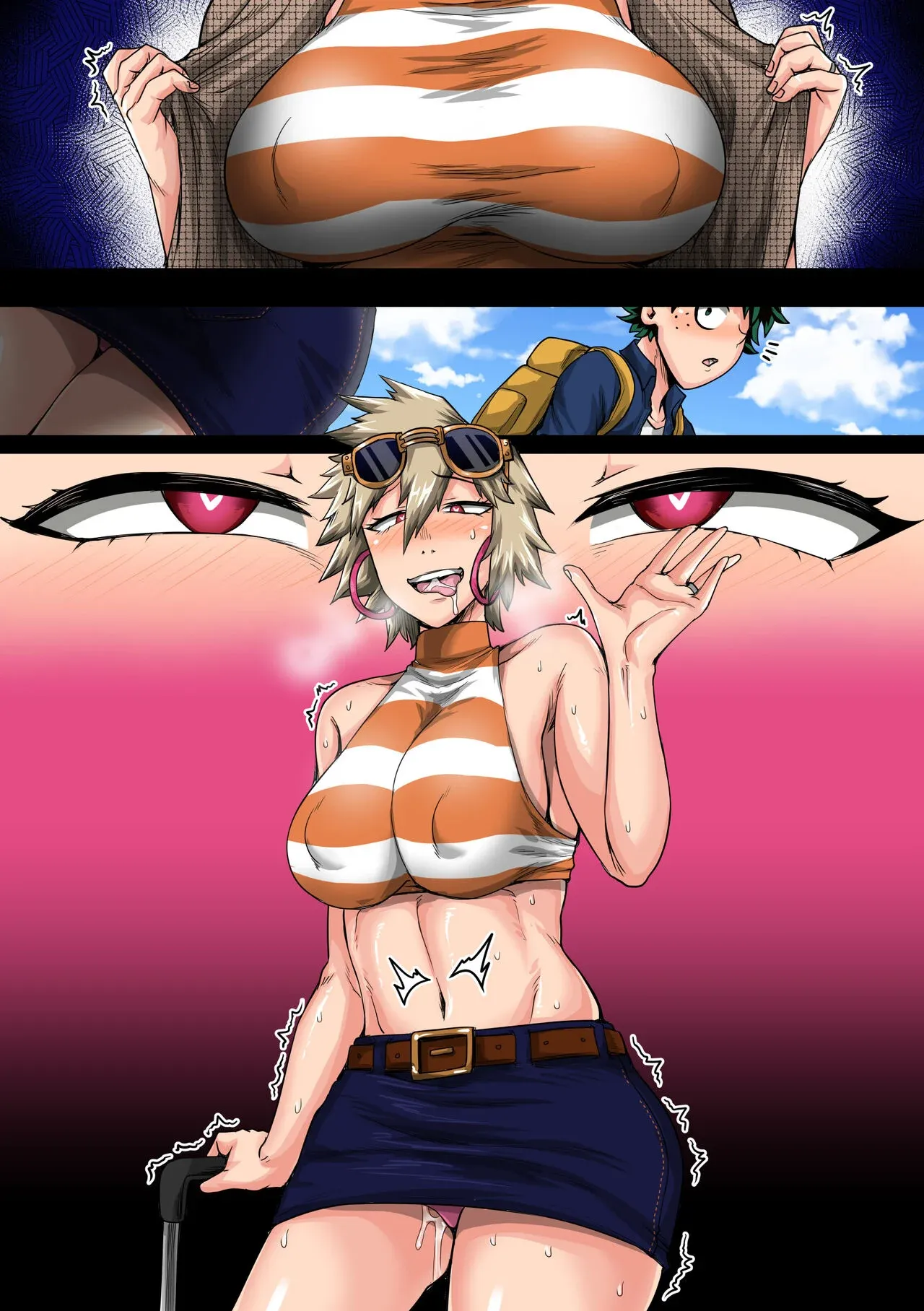 My Harem Academia (Boku No Hero Academia), 7.4 . My Harem Academia - Bakugou Mama to no Natsuyasumi Second Part - Chapter 7, page 162 of 180