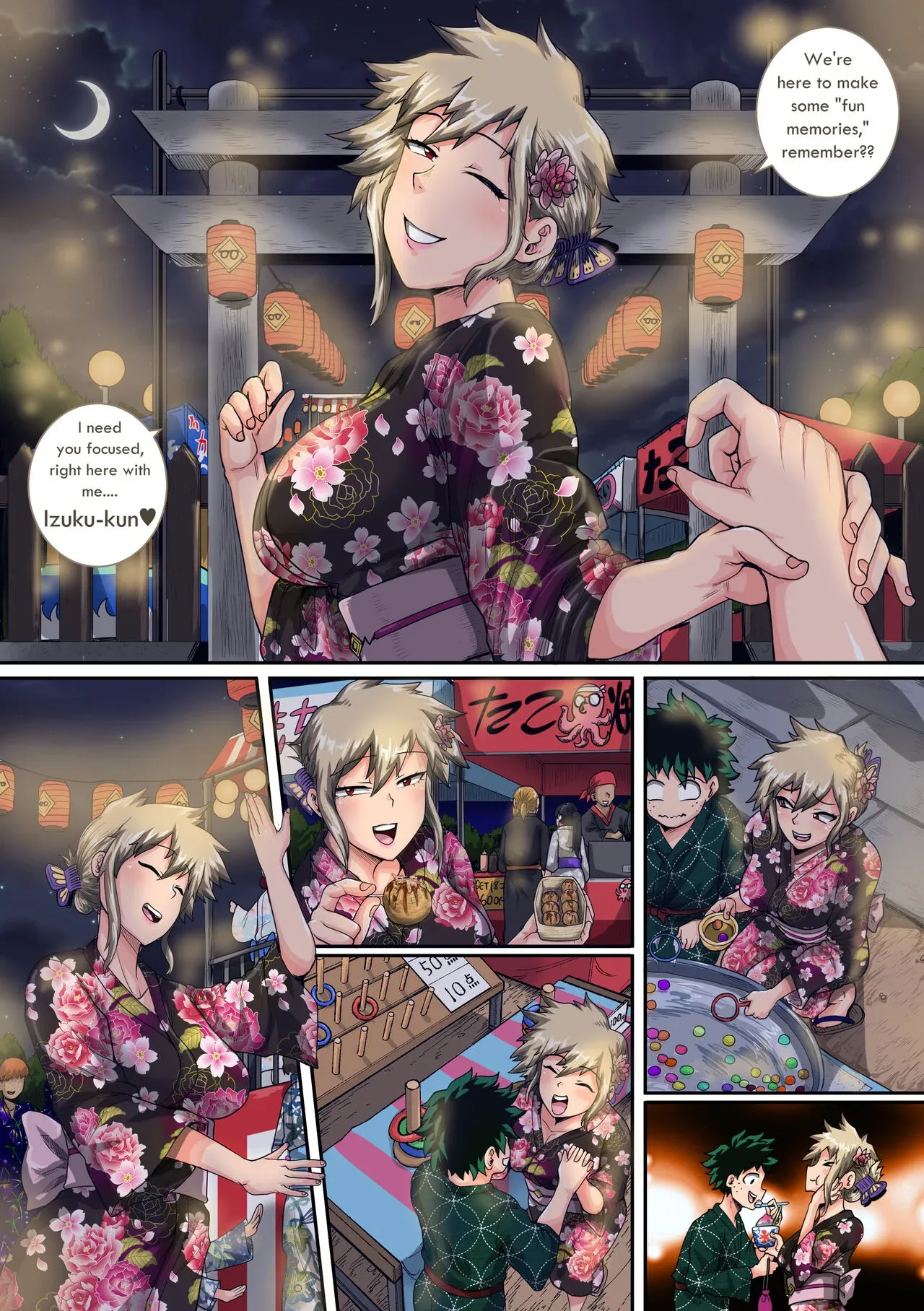 My Harem Academia (Boku No Hero Academia), 7.4 . My Harem Academia - Bakugou Mama to no Natsuyasumi Second Part - Chapter 7, page 51 of 180