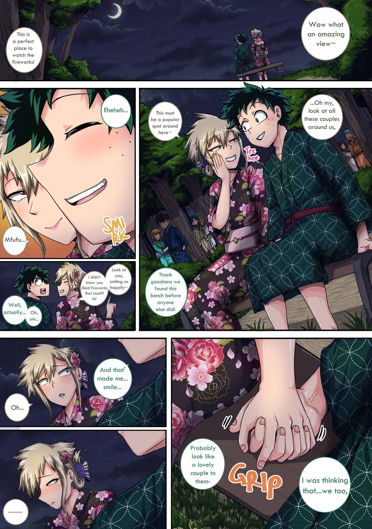 My Harem Academia (Boku No Hero Academia), 7.4 . My Harem Academia - Bakugou Mama to no Natsuyasumi Second Part - Chapter 7, page 52 of 180
