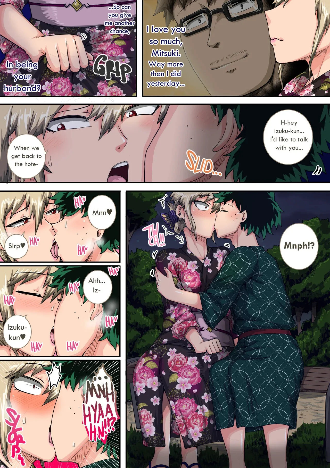 My Harem Academia (Boku No Hero Academia), 7.4 . My Harem Academia - Bakugou Mama to no Natsuyasumi Second Part - Chapter 7, page 53 of 180
