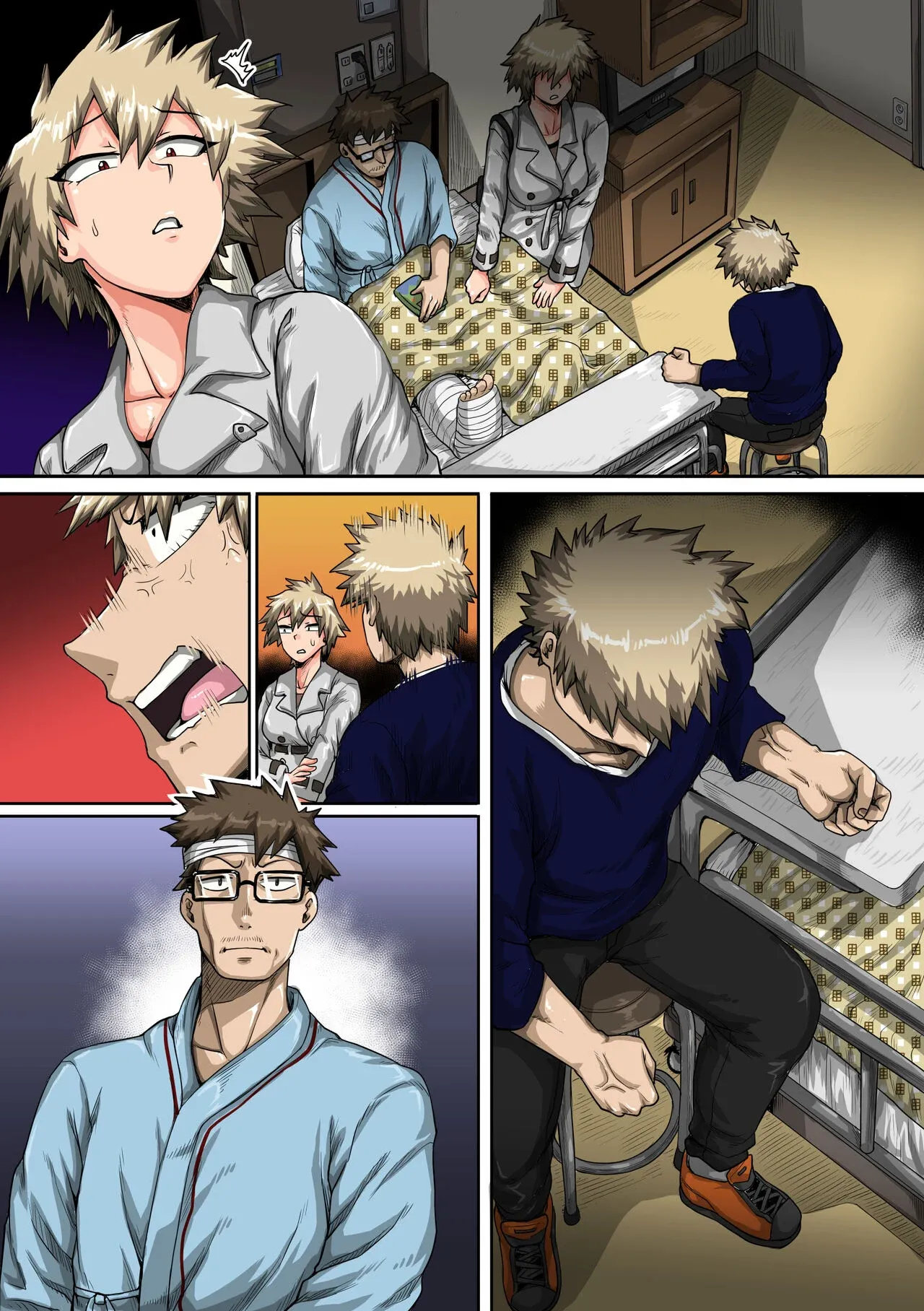 My Harem Academia (Boku No Hero Academia), 7.4 . My Harem Academia - Bakugou Mama to no Natsuyasumi Second Part - Chapter 7, page 95 of 180