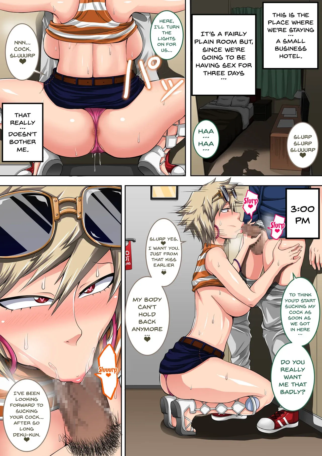 My Harem Academia (Boku No Hero Academia), 7.1 . My Harem Academia Bakugou Mama to no Natsuyasumi Zenpen - Chapter 7, page 6 of 35
