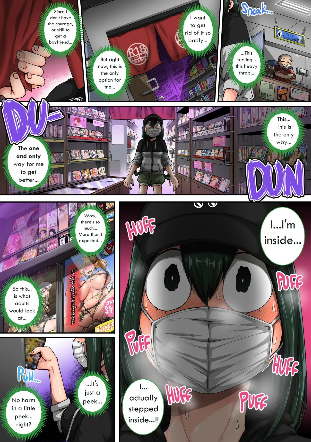 My Harem Academia (Boku No Hero Academia), 6 . My Harem Academia - The Frog Girl With Animal Instincts - Chapter 6, page 12 of 164