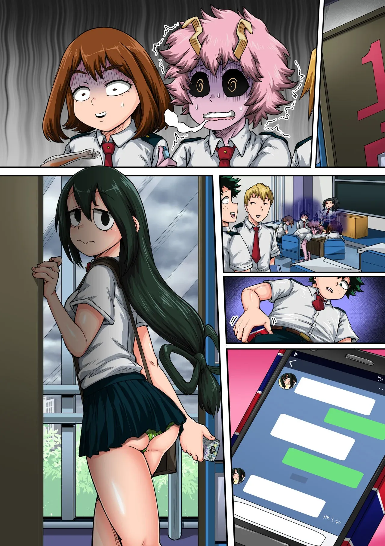 My Harem Academia (Boku No Hero Academia), 6 . My Harem Academia - The Frog Girl With Animal Instincts - Chapter 6, page 125 of 164