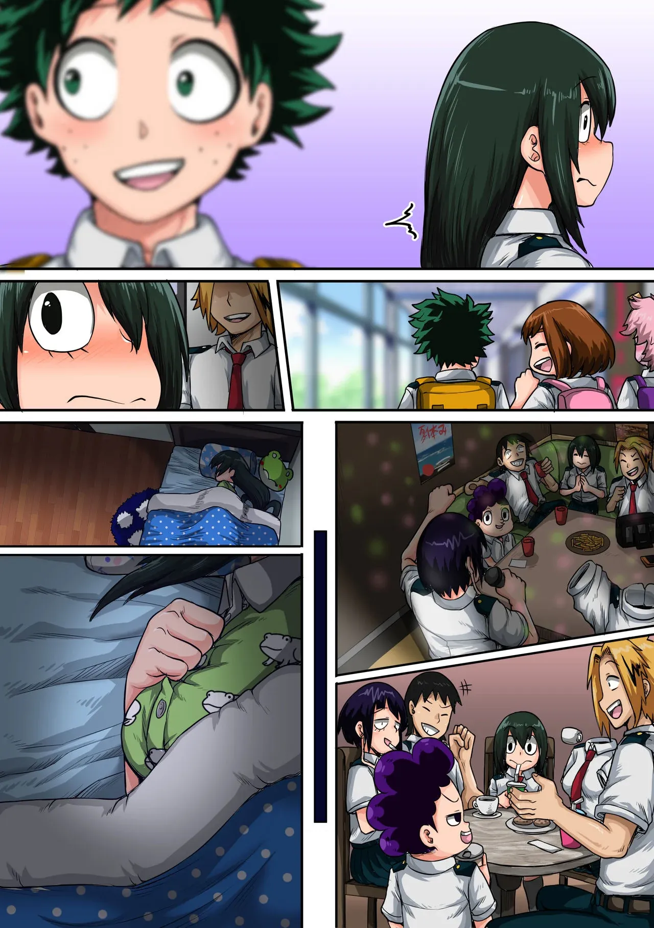 My Harem Academia (Boku No Hero Academia), 6 . My Harem Academia - The Frog Girl With Animal Instincts - Chapter 6, page 148 of 164