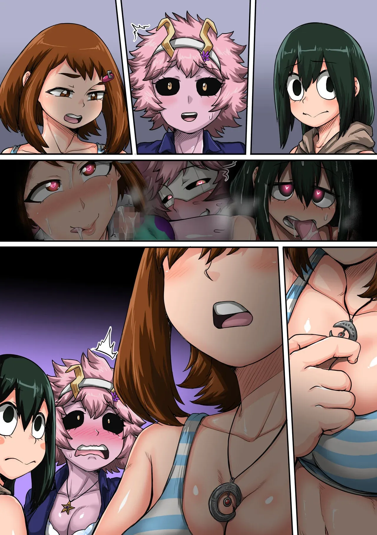 My Harem Academia (Boku No Hero Academia), 6 . My Harem Academia - The Frog Girl With Animal Instincts - Chapter 6, page 155 of 164