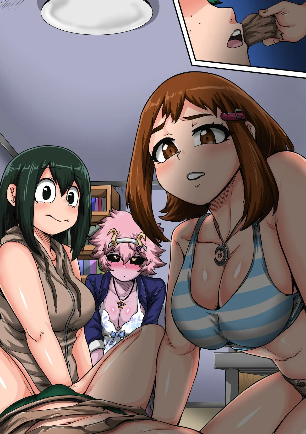 My Harem Academia (Boku No Hero Academia), 6 . My Harem Academia - The Frog Girl With Animal Instincts - Chapter 6, page 157 of 164