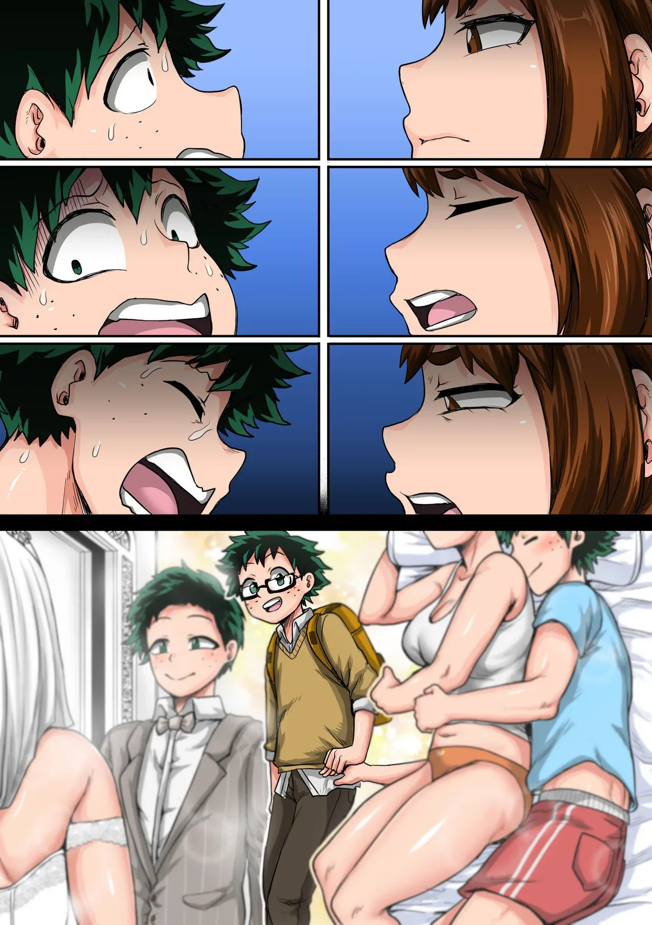 My Harem Academia (Boku No Hero Academia), 6 . My Harem Academia - The Frog Girl With Animal Instincts - Chapter 6, page 158 of 164
