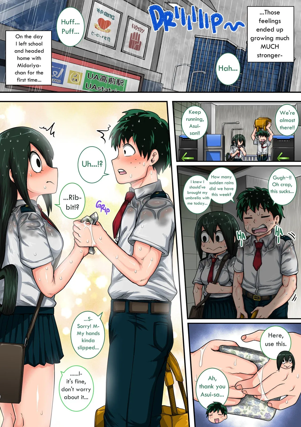 My Harem Academia (Boku No Hero Academia), 6 . My Harem Academia - The Frog Girl With Animal Instincts - Chapter 6, page 32 of 164
