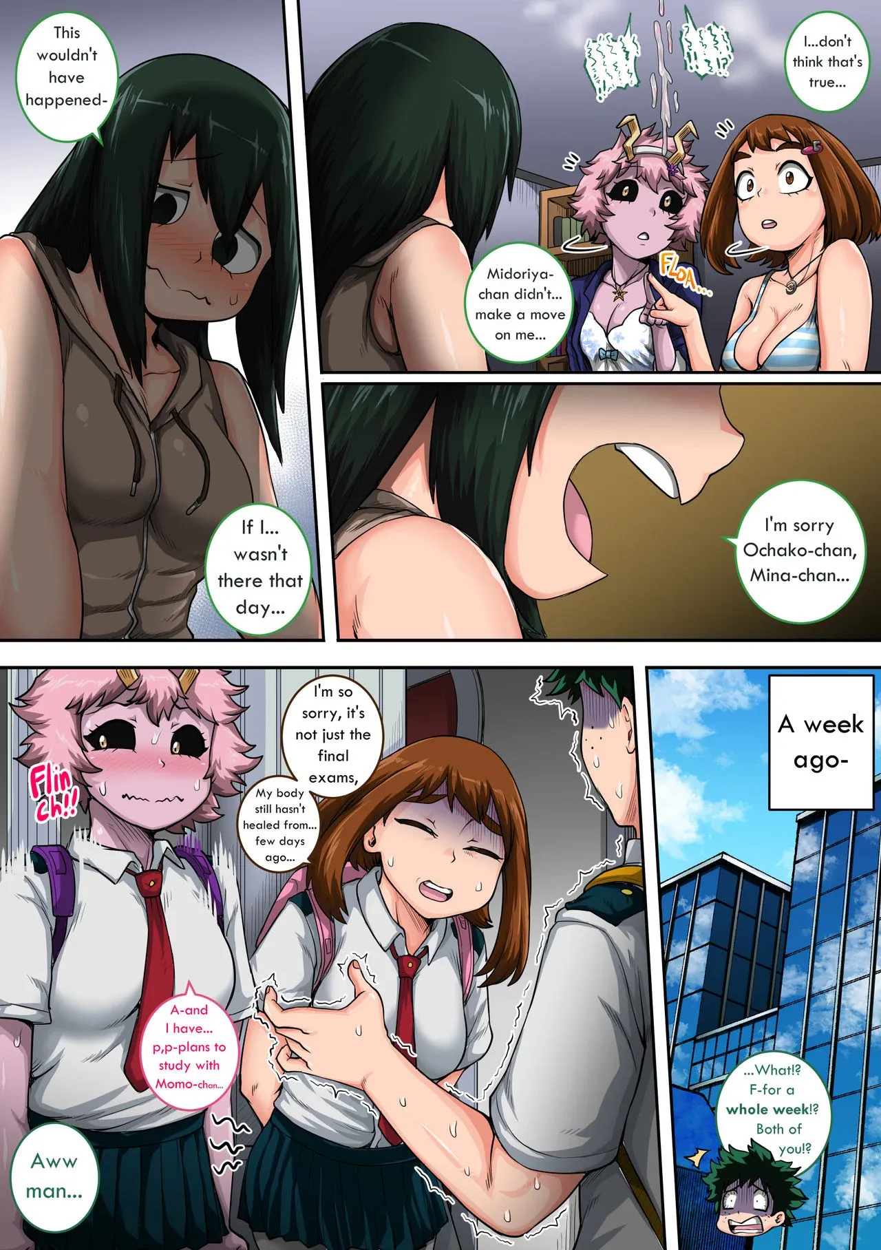My Harem Academia (Boku No Hero Academia), 6 . My Harem Academia - The Frog Girl With Animal Instincts - Chapter 6, page 5 of 164