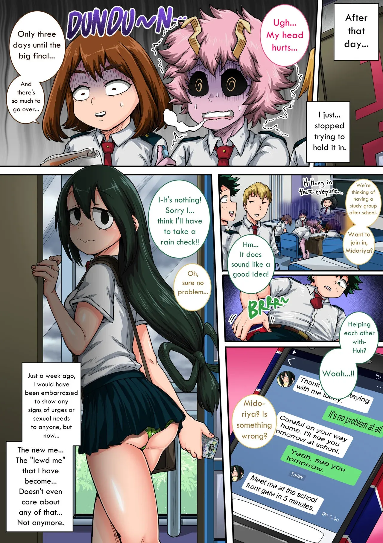 My Harem Academia (Boku No Hero Academia), 6 . My Harem Academia - The Frog Girl With Animal Instincts - Chapter 6, page 43 of 164
