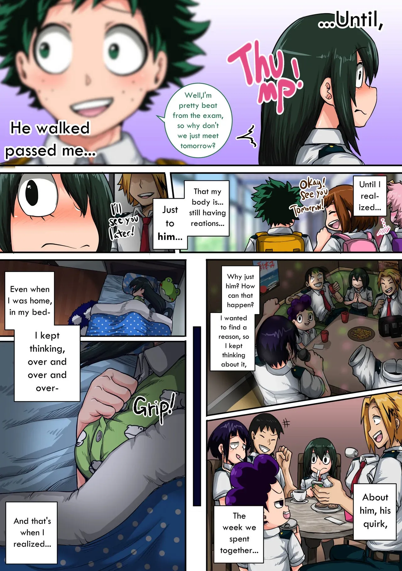 My Harem Academia (Boku No Hero Academia), 6 . My Harem Academia - The Frog Girl With Animal Instincts - Chapter 6, page 66 of 164