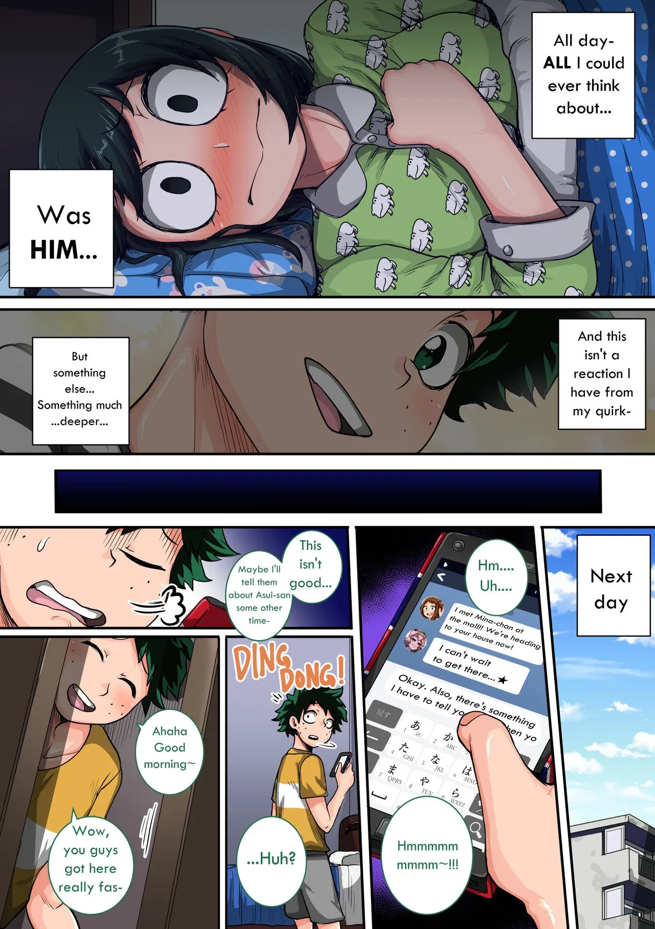 My Harem Academia (Boku No Hero Academia), 6 . My Harem Academia - The Frog Girl With Animal Instincts - Chapter 6, page 67 of 164