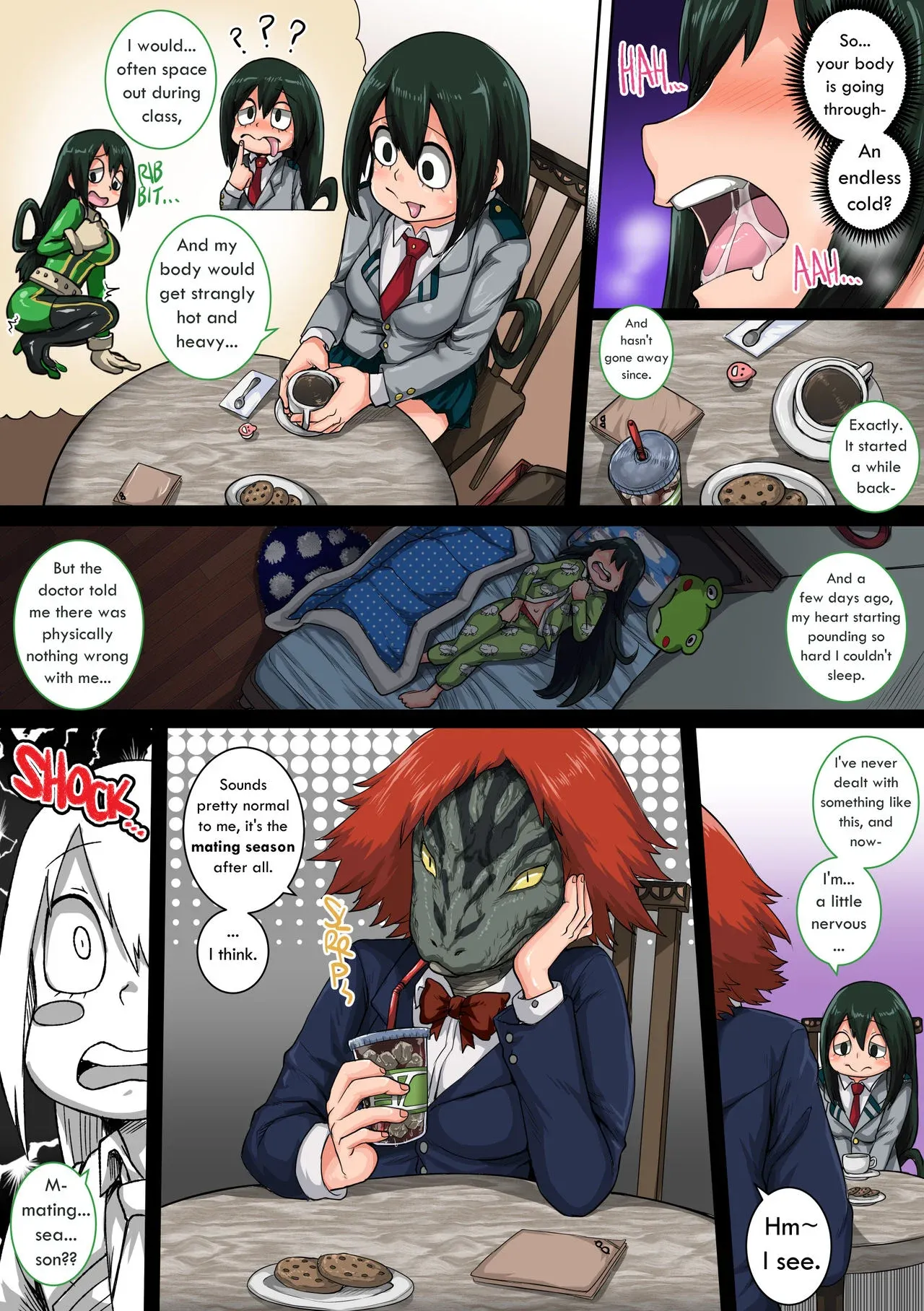 My Harem Academia (Boku No Hero Academia), 6 . My Harem Academia - The Frog Girl With Animal Instincts - Chapter 6, page 8 of 164