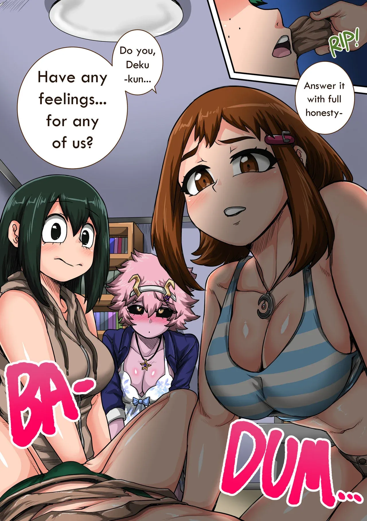 My Harem Academia (Boku No Hero Academia), 6 . My Harem Academia - The Frog Girl With Animal Instincts - Chapter 6, page 75 of 164