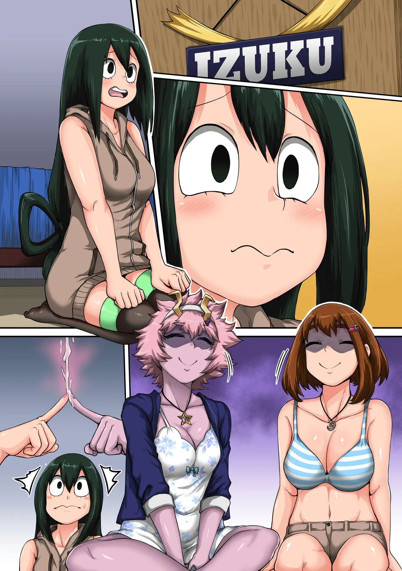 My Harem Academia (Boku No Hero Academia), 6 . My Harem Academia - The Frog Girl With Animal Instincts - Chapter 6, page 85 of 164
