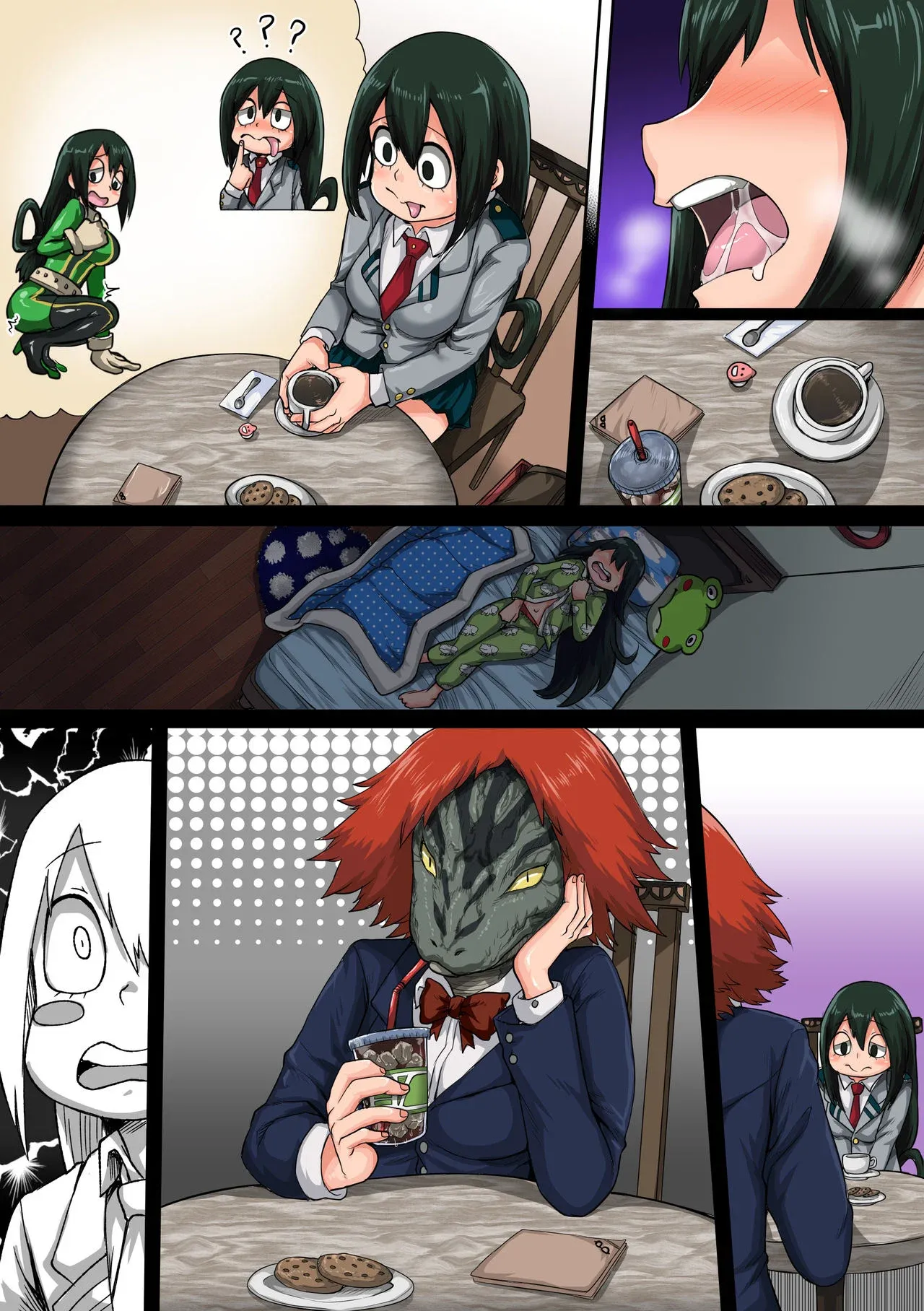 My Harem Academia (Boku No Hero Academia), 6 . My Harem Academia - The Frog Girl With Animal Instincts - Chapter 6, page 90 of 164
