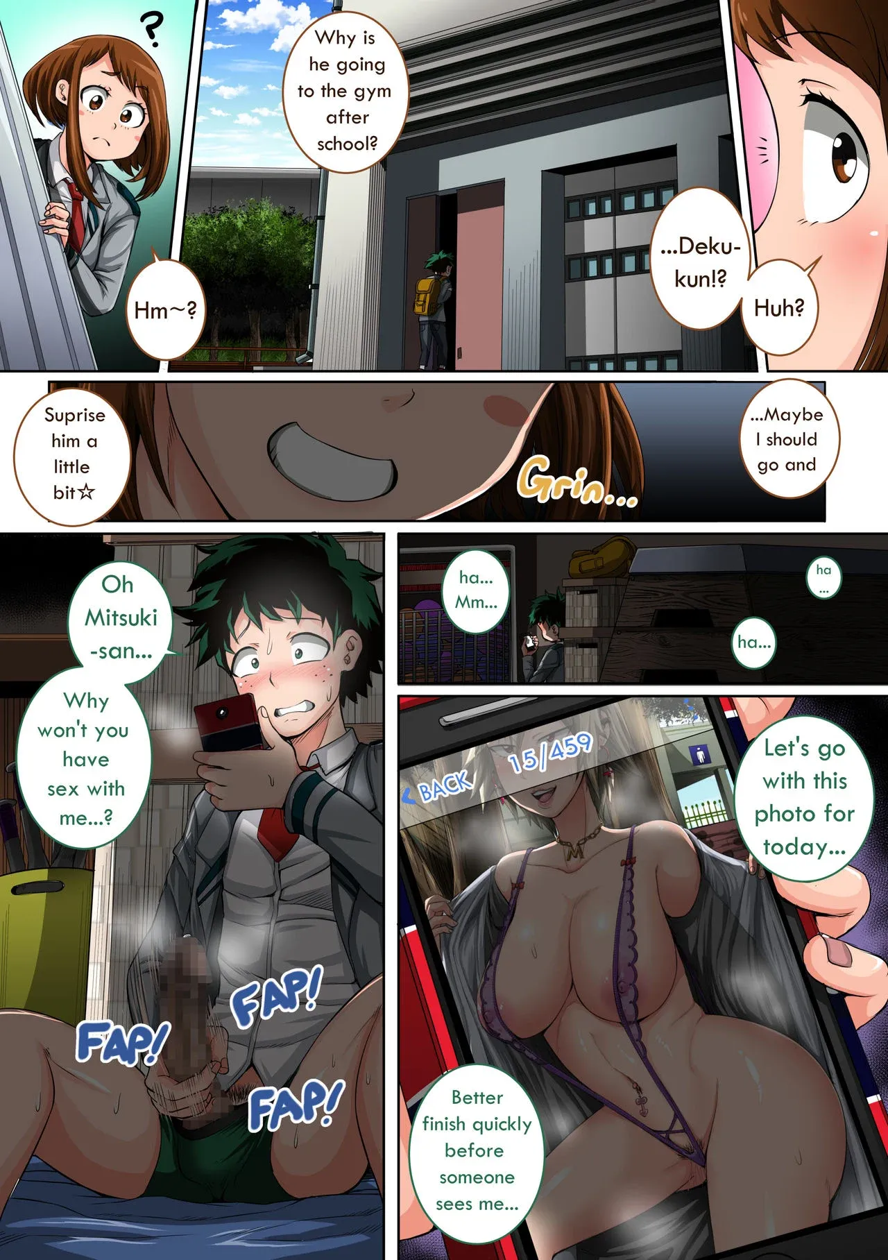 My Harem Academia (Boku No Hero Academia), 3 . My Harem Academia, page 3 of 56